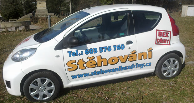 Auto firmy Stěhování bez dřiny